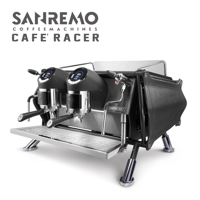 SANREMO CAFE RACER DOLOMITI 雙孔營業用咖啡機 ( 皮革版 )  220V  |SANREMO 咖啡機