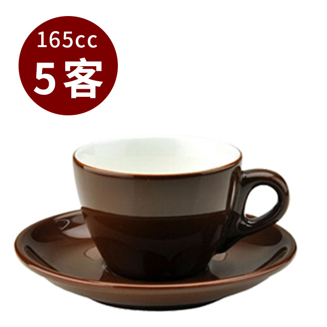 【停產】TIAMO 13號 咖啡杯盤組 5客 165cc 咖啡  |【停產】非電器產品