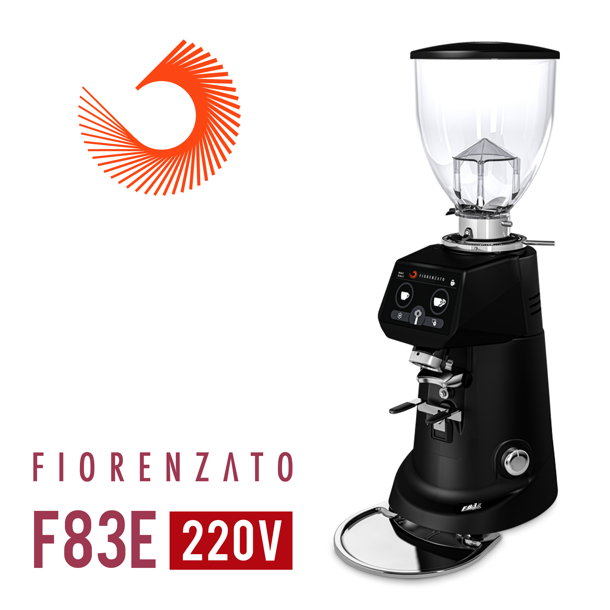 Fiorenzato F83E 磨豆機220V-霧黑  |營業級磨豆機