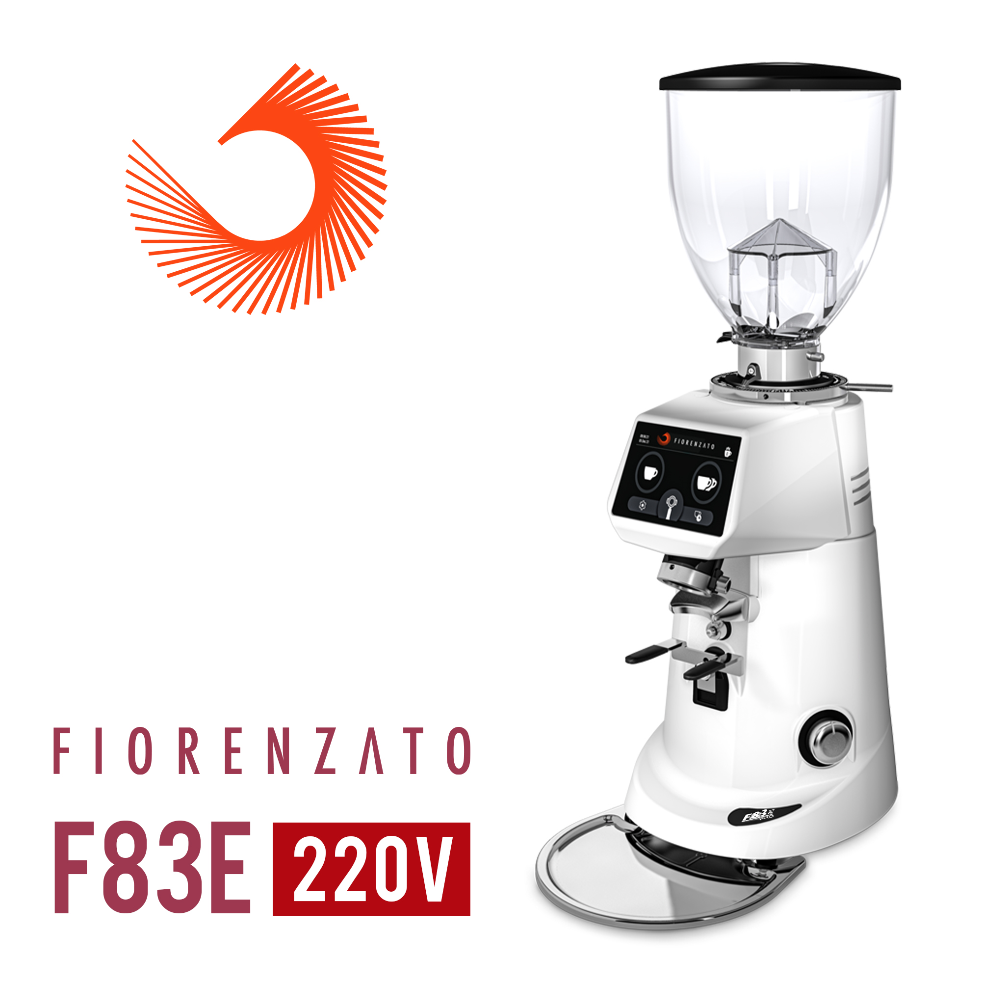 Fiorenzato F83E 磨豆機220V-白  |營業級磨豆機