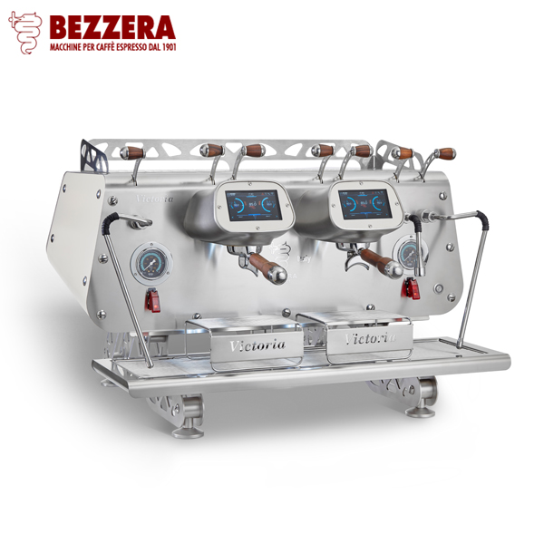 BEZZERA 貝澤拉 VICTORIA DE 雙孔營業機 白 220V  |BEZZERA 營業用 咖啡機