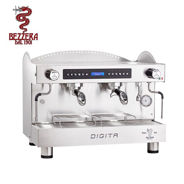 BEZZERA 貝澤拉 DIGITA DE 雙孔營業機 白 220V  |中租分期專區