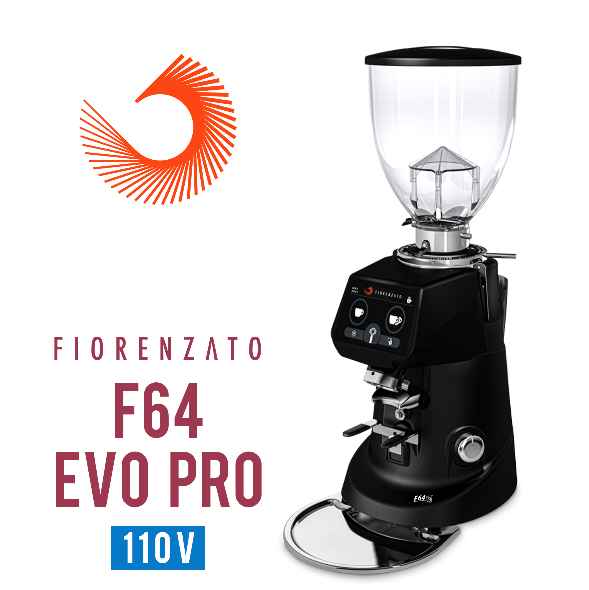 Fiorenzato F64 EVO PRO 營業用磨豆機110V 霧黑  |營業級磨豆機