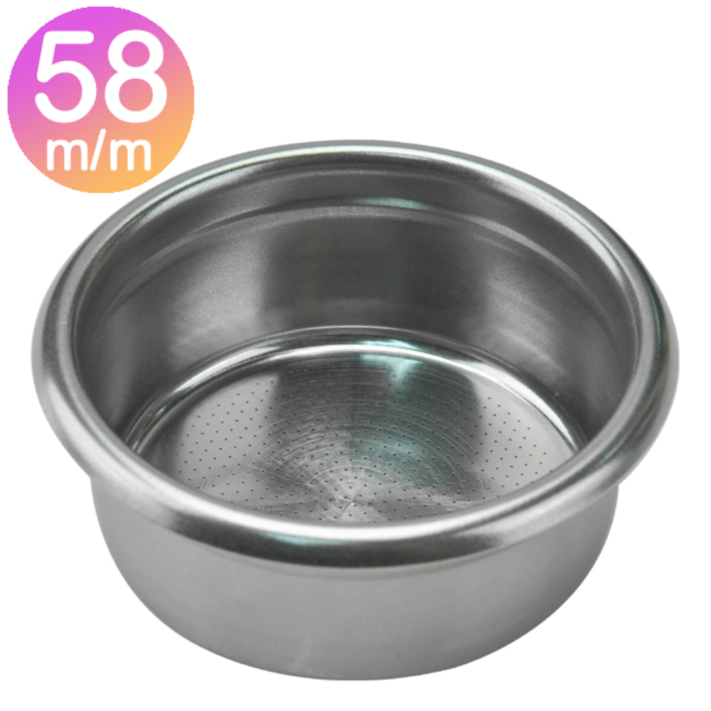 【停產】Triple Portafilter Basket FB-S061 3份粉杯 58m/m 22g  |【停產】不鏽鋼製品