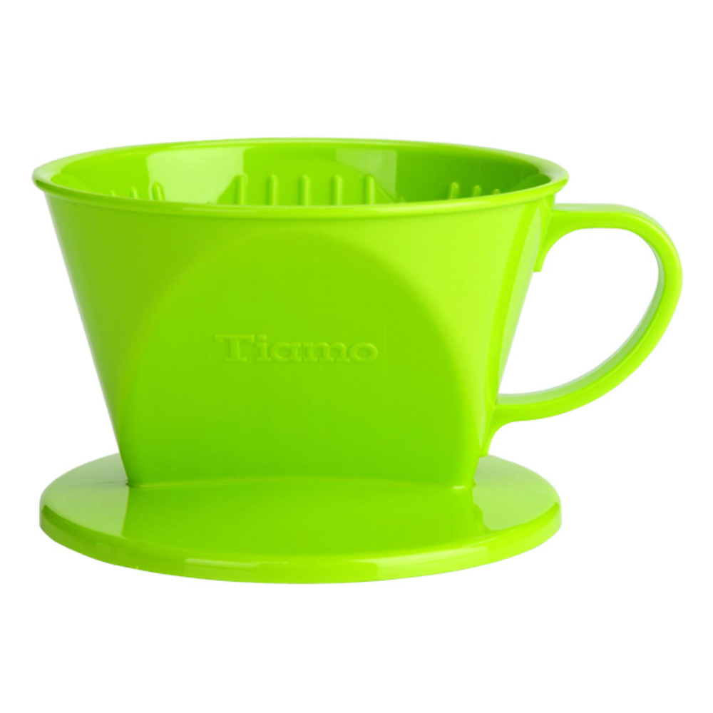 Tiamo 101 AS咖啡濾器 1-2杯份 綠色  |梯型濾杯 / K型濾杯 / 濾紙