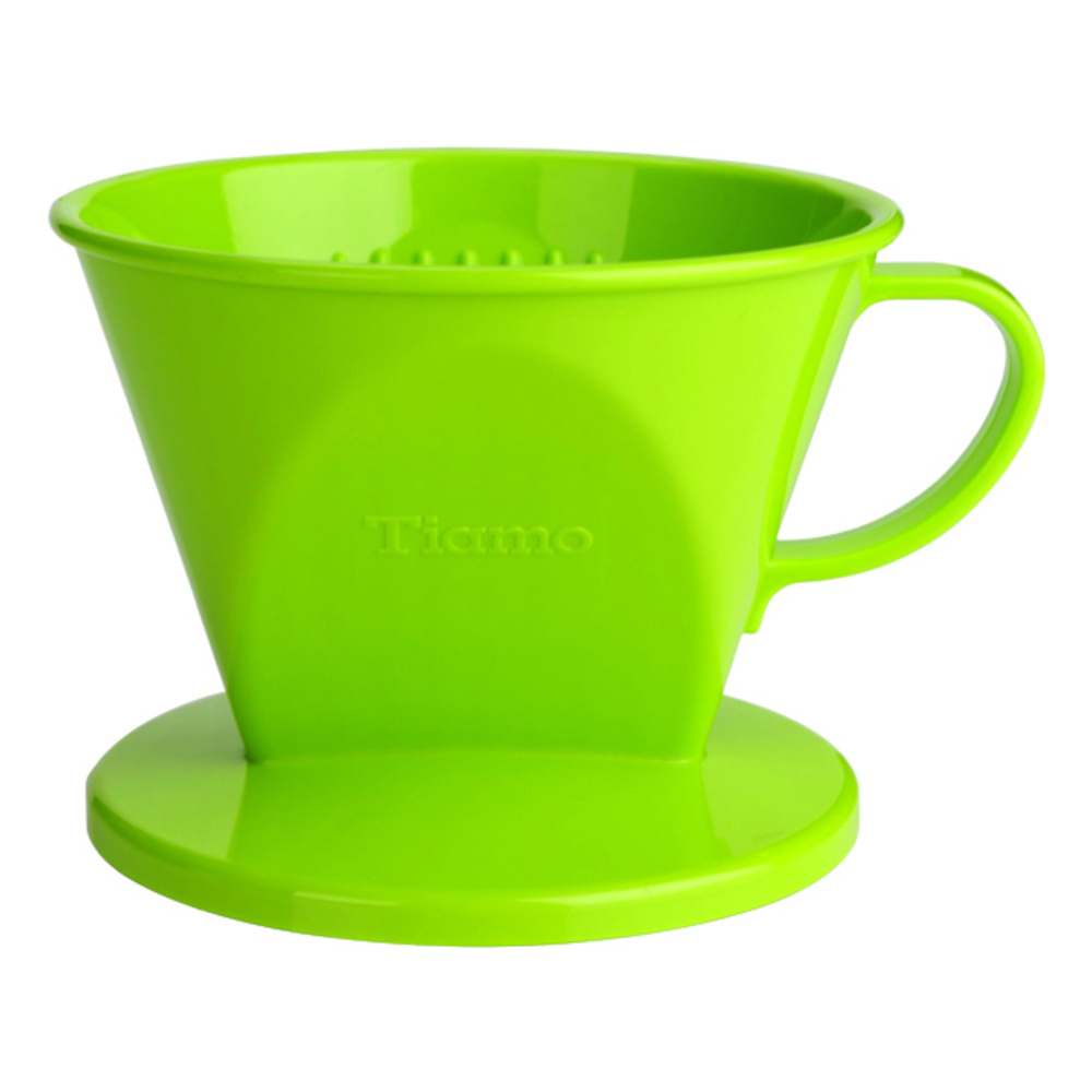 Tiamo 102 AS咖啡濾器 2-4杯份 綠色  |梯型濾杯 / K型濾杯 / 濾紙