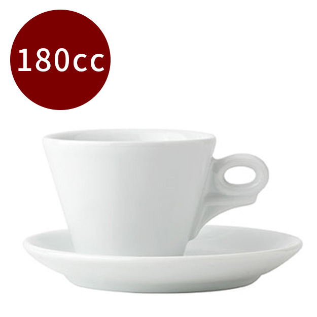 d'ANCAP Giotto 24934 白胚 卡布杯 180cc 單客  |瓷器咖啡杯盤組