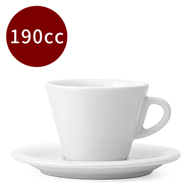 d'ANCAP Favorita 30062 白胚 卡布杯 190cc 單客  |瓷器咖啡杯盤組