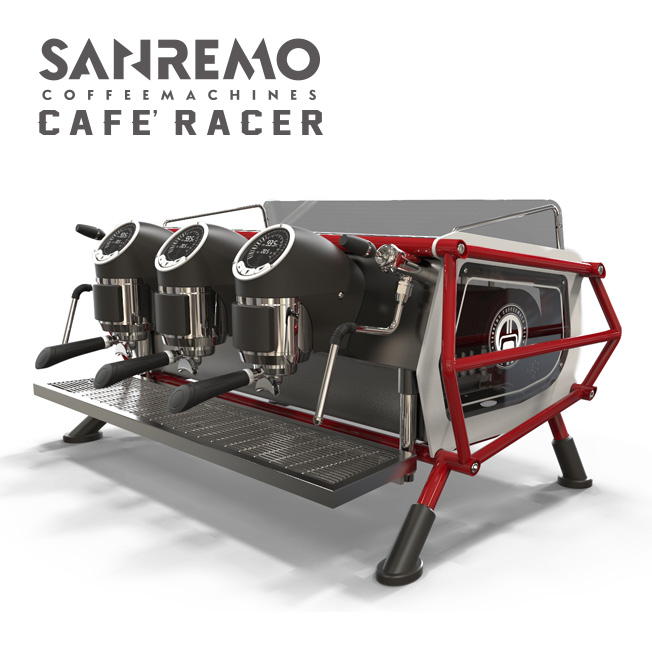 SANREMO CAFE RACER RACING 三孔營業用咖啡機 220V  |【停產】電器產品