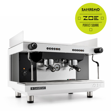 SANREMO  Zoe SED  雙孔營業機 220V (白黑) 標準版 