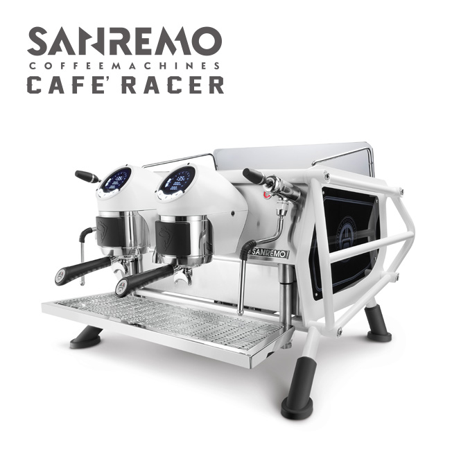 SANREMO CAFE RACER BLACK & WHITE 雙孔營業用咖啡機 220V  |【停產】電器產品