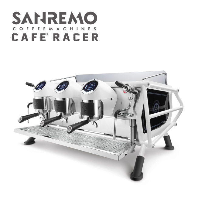 SANREMO CAFE RCAFE BLACK & WHITE 三孔營業用咖啡機 220V  |【停產】電器產品